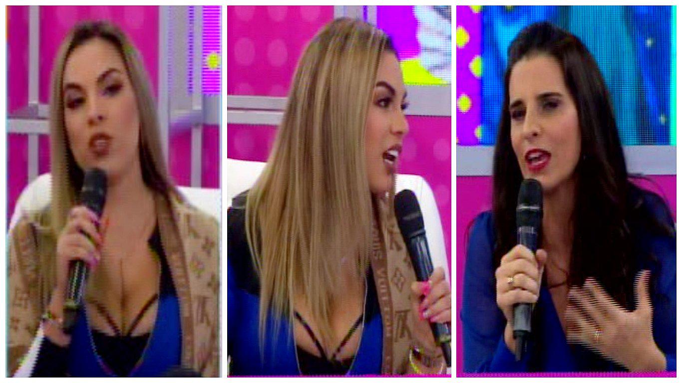 Aída Martínez y Laura Borlini tuvieron tenso enfrentamiento en pleno programa (VIDEO)