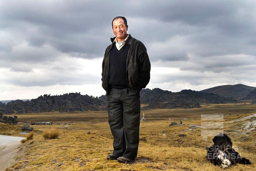 El guardián de las piedras en Cerro de Pasco 