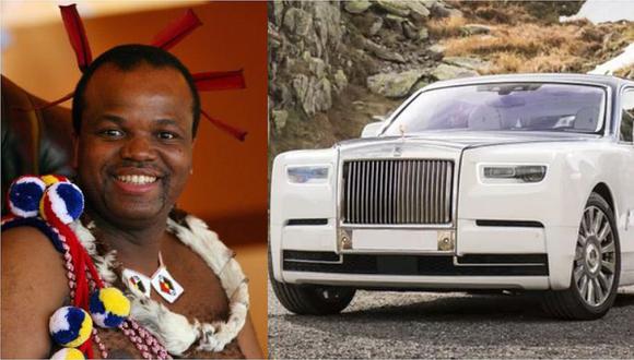 Rey de Suazilandia causa indignación por comprar lujosos autos para sus 14 esposas 