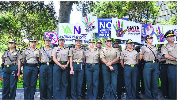 #NiUnaMenos: Mujeres policías estarán en marcha de este sábado 