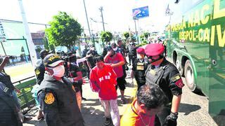 Policía detiene a 308 personas en Lima y Callao