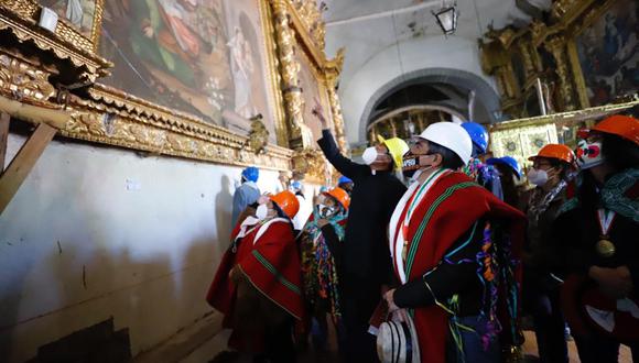 Inician restauración de dos iglesias coloniales en Puno para incentivar el turismo. (Foto: Ministerio de Cultura)