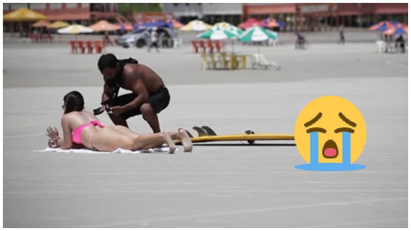 En YouTube: ella le pidió que le aplique protector solar pero lo peor vino después (VIDEO)