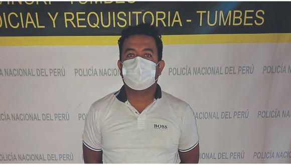 El exadministrador de la comuna provincial de Tumbes, José Carlos Mogollón, tenía una orden de búsqueda y captura a nivel nacional.