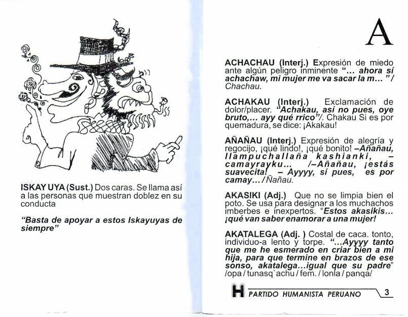 El Quechuañol de nuestros tiempos 