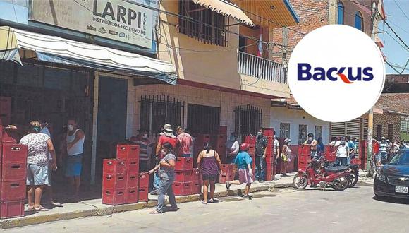 Backus anuncia que no venderá cerveza en Piura tras registro de colas para comprar el producto.