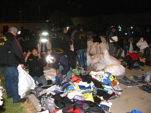 Policía Fiscal incauta ropa por 70 mil soles