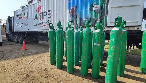 ​Planta de oxigeno de la AMPE llegó a la ciudad de Ica