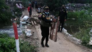 Tumbes: Destruyen seis puentes clandestinos en la frontera con Ecuador