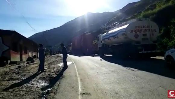 Otuzco: Vía interrumpida a la altura de Plazapampa (VIDEO) 