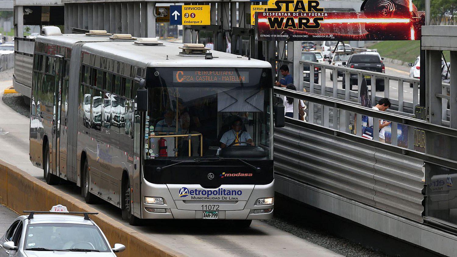 Contraloría declara ilegal incremento del pasaje en el Metropolitano (FOTOS) 