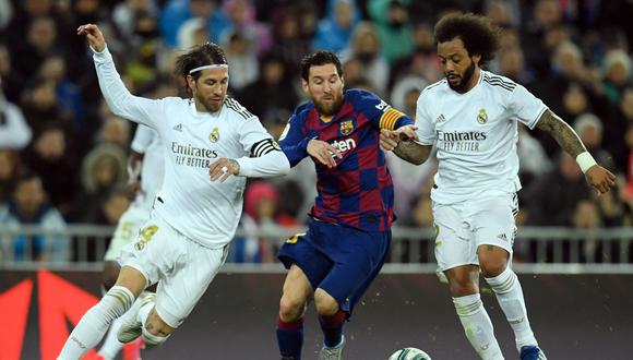 Real Madrid y Barcelona conocieron a sus rivales en la Copa del Rey. (Foto: AFP)