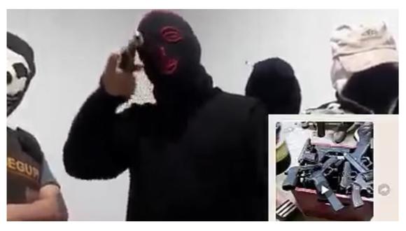 Presuntos delincuentes armados le enviaron un video en el que le piden “no mirar a donde no debe”.