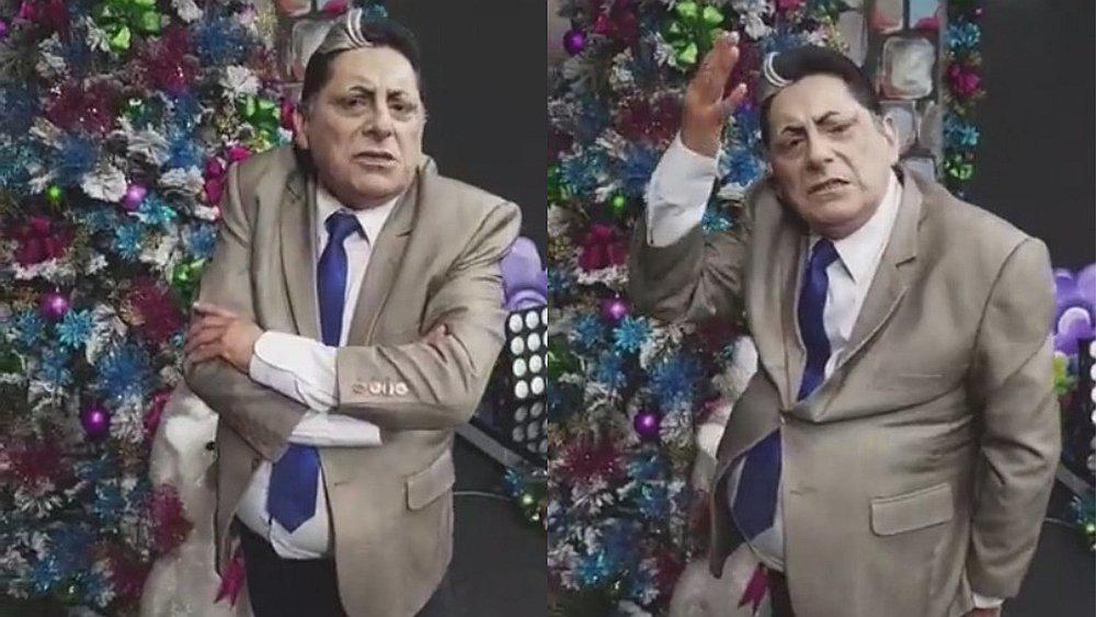 Carlos Álvarez imita a Alan García y envía mensaje tras pedido de asilo (VIDEO)