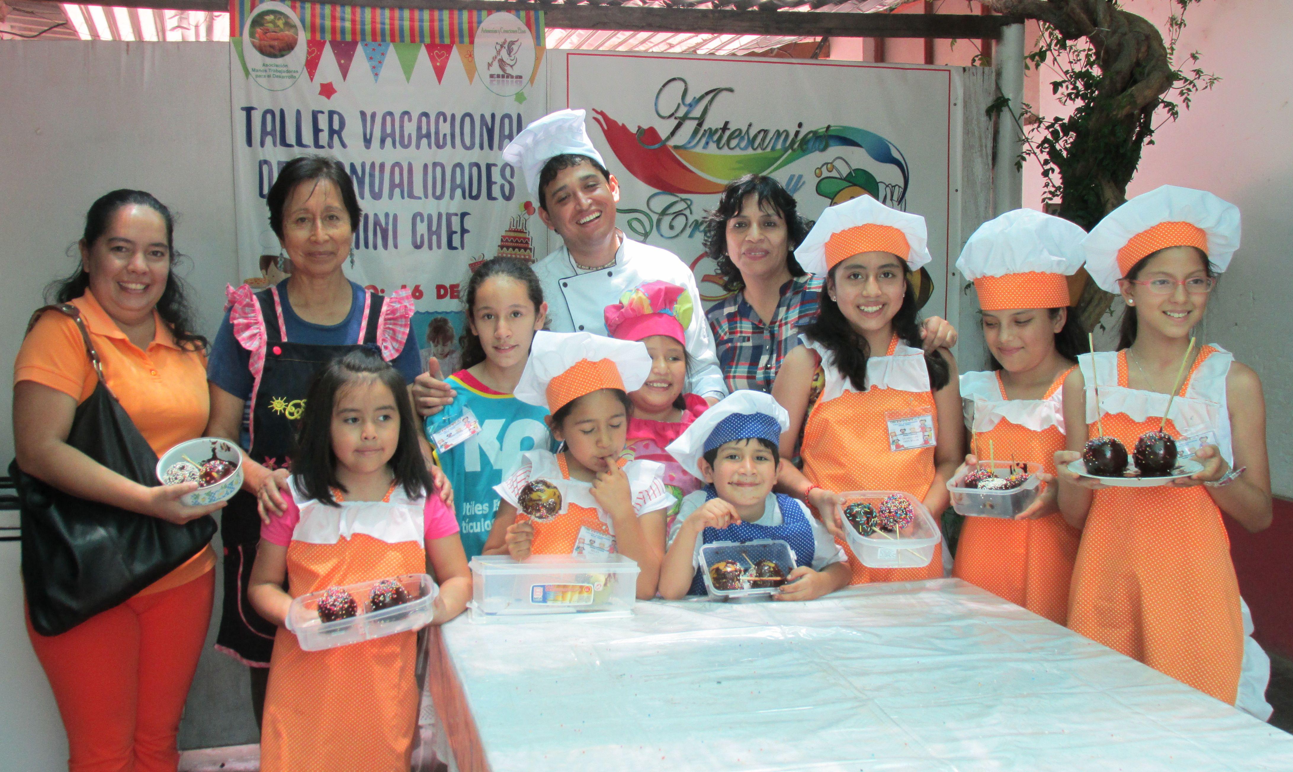 ​Mini chefs aprenden a cocinar y alimentarse bien 