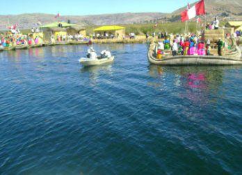 Nivel del lago Titicaca  baja 24 centímetros