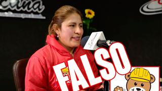 Excongresista Yessica Apaza no postulará al Gobierno Regional de Puno