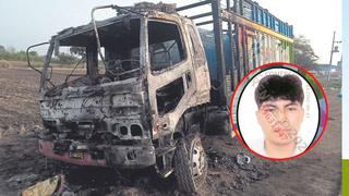 Lambayeque: Asalto a un camión cargado con carbón deja un muerto en el distrito de Mórrope