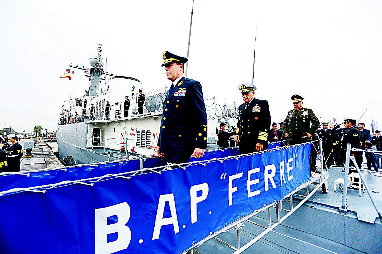 La patrullera “Ferré” vigilará el mar de Grau