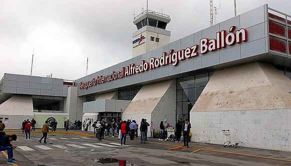 Harán estudio de preinversión para mejorar aeropuerto de Arequipa