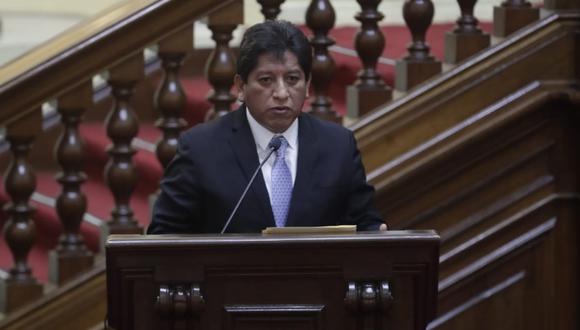 Josué Gutiérrez juró como defensor del Pueblo ante el Congreso. Foto: GEC