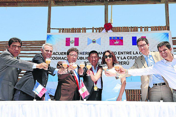 Pisco y Cognac (Francia) ahora son ciudades hermanas