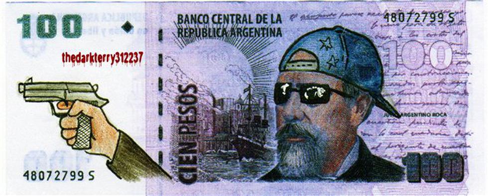 Se burlan de la inflación en Argentina creando billetes de Alf, Batman y Los Simpsons