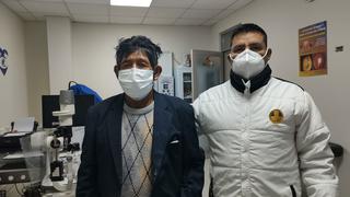 Médico solidario realiza operación gratuita a paciente que estuvo cerca de perder la vista en Huancavelica