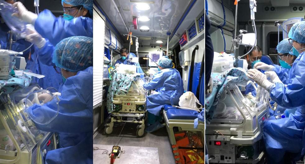 Ica: Recién nacido prematuro de 28 semanas de gestación logró sobrevivir gracias a cuidados de médicos. (Fotos Hospital Regional de Ica)