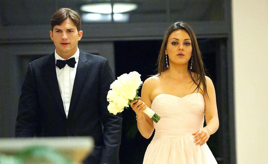 ​Mila Kunis y Ashton Kutcher se casan en secreto