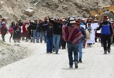 Cusco: este martes inicia una huelga indefinida en reclamo a la minera Las Bambas (FOTOS)