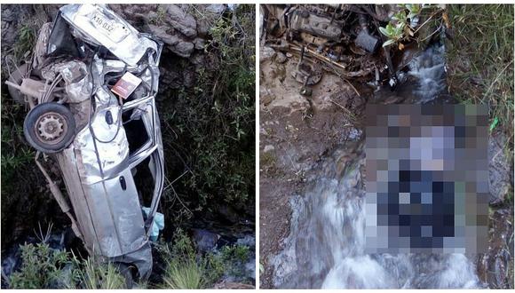 Conductor muere tras despistarse y caer a abismo de 400 metros en Cusco 