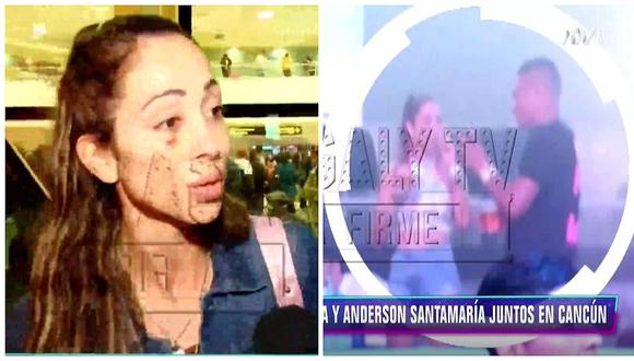 Olinda Castañeda sobre 'ampay' con Anderson Santamaría: "No sé quién es" (VIDEO)