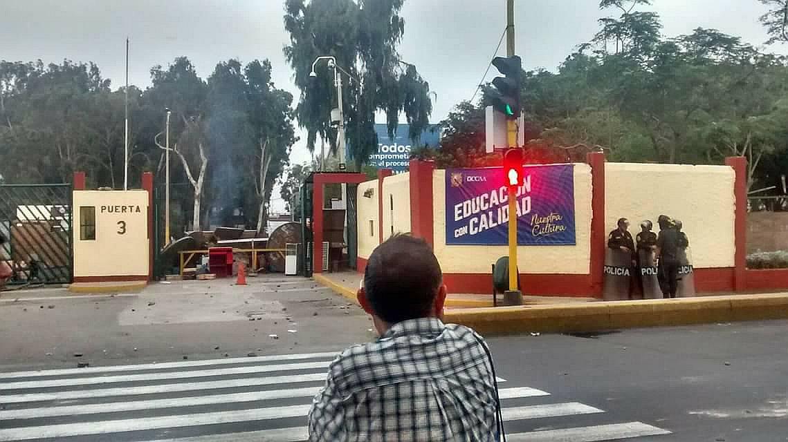 Imágenes muestran toma de la Universidad de San Marcos (VIDEO)