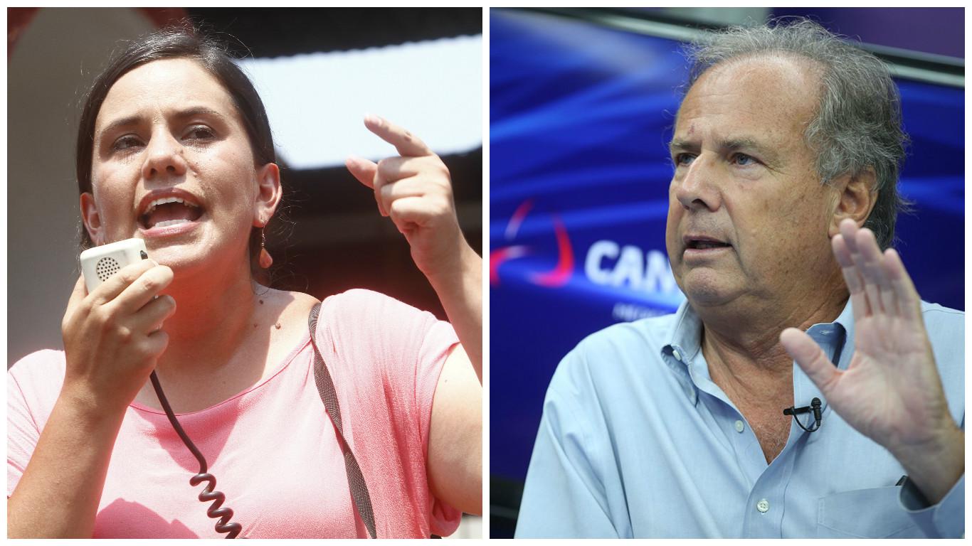 Verónika Mendoza afirma que Alfredo Barnechea utiliza prácticas apristas y fujimoristas