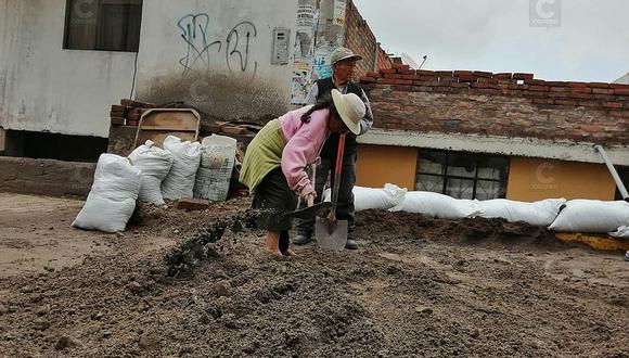 ​Casa de ancianos se inundó por lluvias en Mariano Melgar