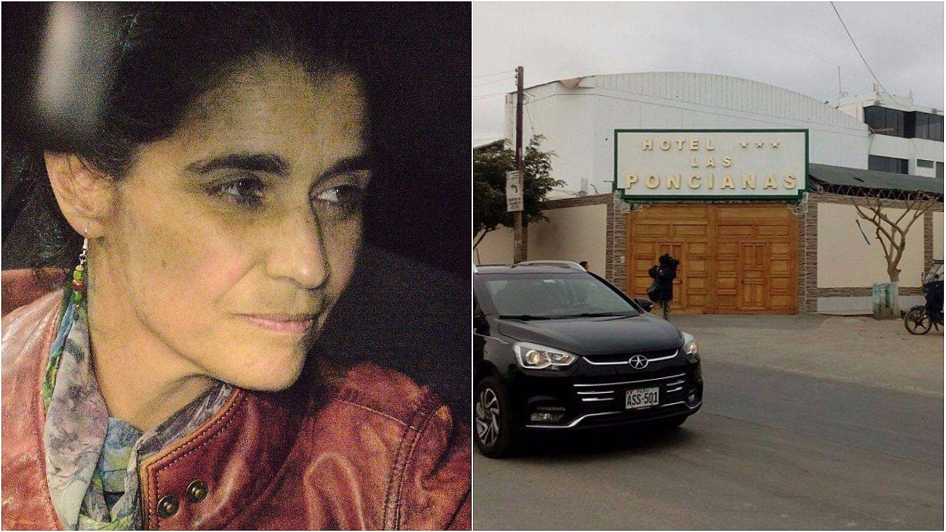 Maritza Garrido Lecca se refugia en hotel de Casma (VIDEO)