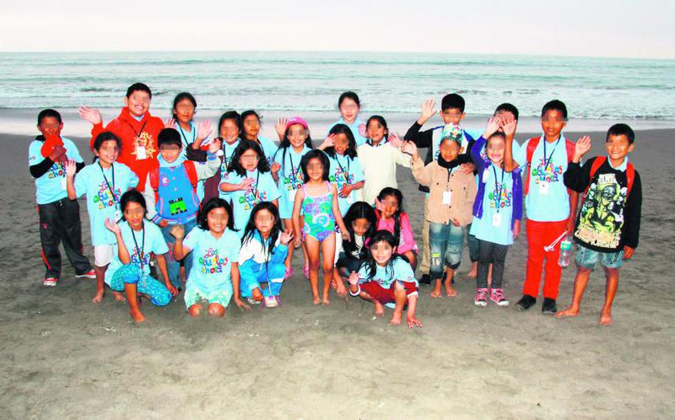 Niños de comunidades nativas vieron el mar por primera vez (Fotos)