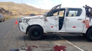 Chofer quedó herido en accidente de tránsito en Ayaviri 