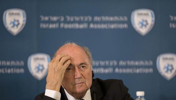 Palestinos insisten a Joseph Blatter en necesidad de suspender a Israel de FIFA