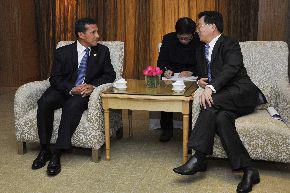 Presidente Humala se reunió con alcalde de Shangai