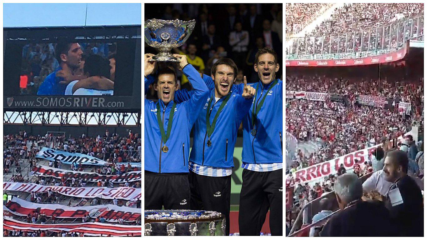 ​Copa Davis: así hinchas del River Plate celebraron victoria de Argentina (VIDEO)