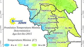 Pronostican bajas temperaturas en algunos sectores de la región Huancavelica