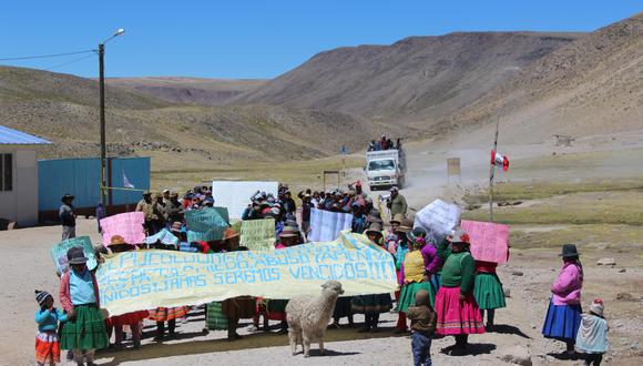 Paro minero trirregional: Comunidades de Apurímac, Arequipa y Ayacucho contra minera ARES SAC