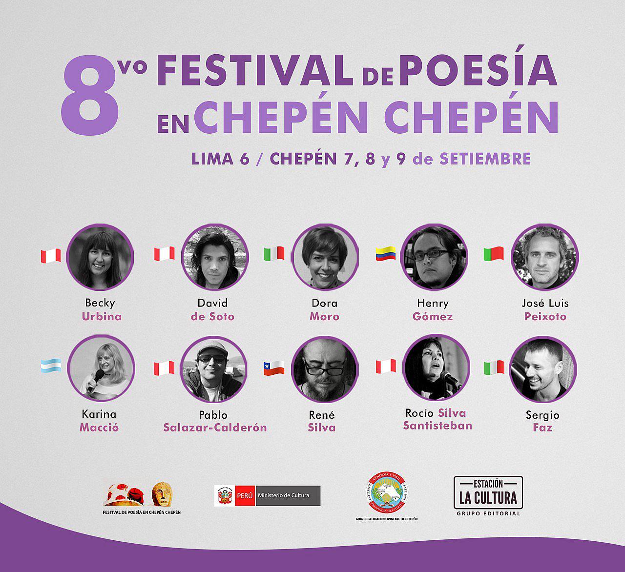 E​l Festival de Poesía en Chepén Chepén tendrá su octava edición