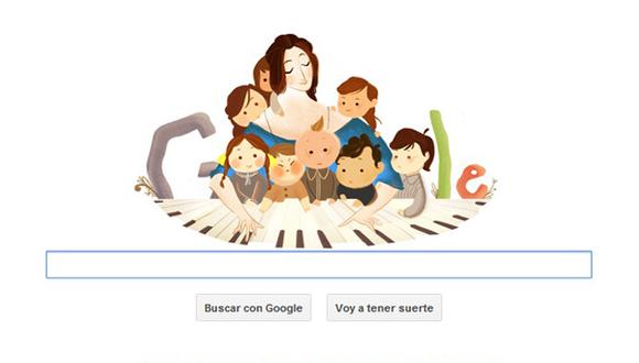 Doodle de Google rinde homenaje a la pianista Clara Schumann