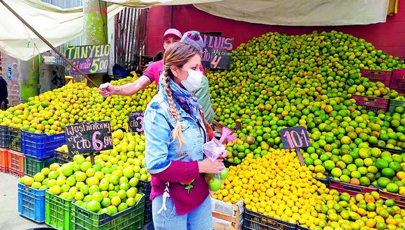 ​Los cítricos se encuentran entre las frutas más caras de Junín