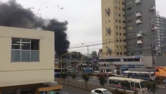 Controlan incendio en grifo cerca de Hospital del Niño (VIDEOS y FOTOS)