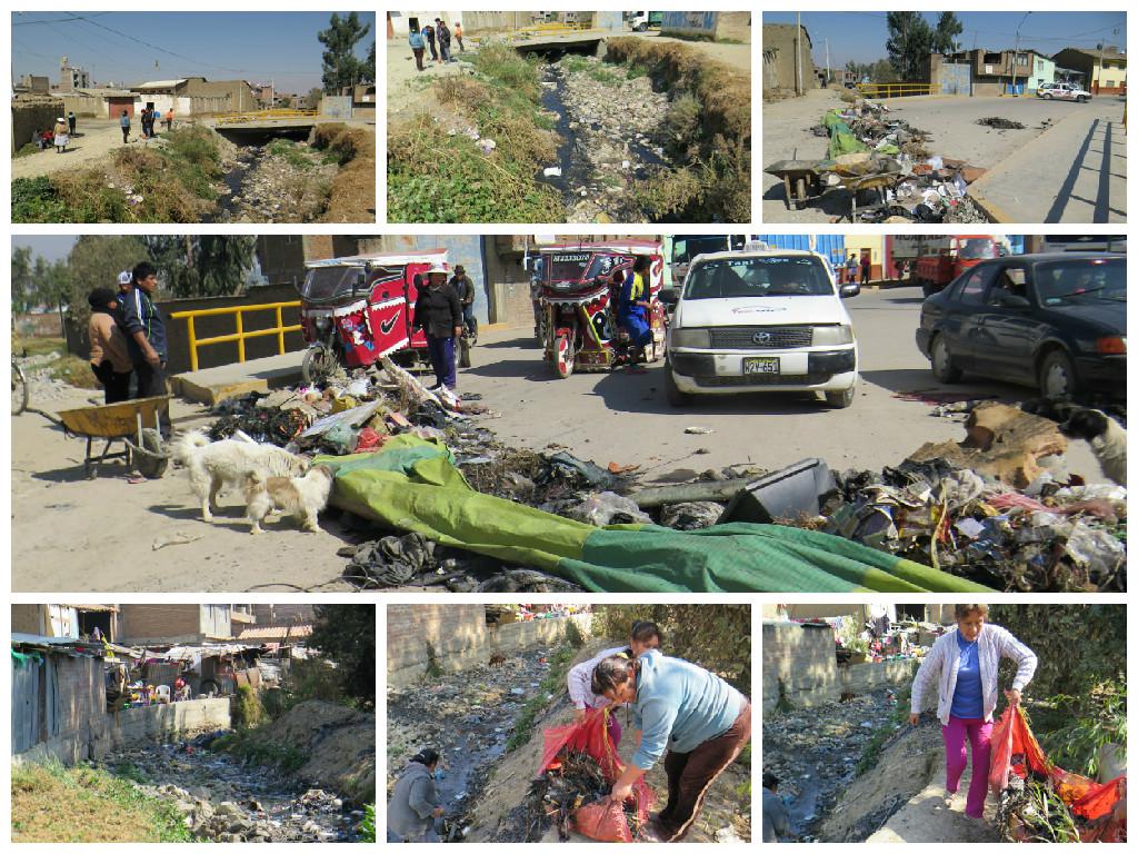 ​Bloquean con basura puente que une Huancayo con Chilca (VIDEO)