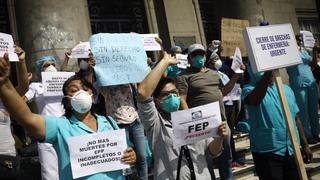 Colegio de Enfermeros del Perú pide que se amplíe el estado de emergencia hasta fines de mayo